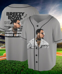Vintage Chris Brown Tour 2025Baseball Jersey Tee For Fans, 2025 Chris Brown Tour Breezy Bowl XX Jersey, Chris Brown Graphic Jersey
