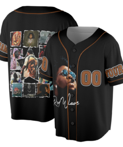 Personalized Wave Baseball Jersey, Rod Baseball Jersey, Baseball Jersey Outfit, Gift For Fan