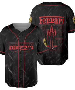 Vintage Racing Car Jersey, Retro Sports Ferrari Formula 1 Tee, Unisex Motorsport Top, F1 Supercar Graphic Jersey, Womens Auto Apparel