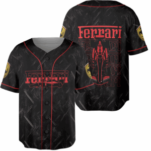 Vintage Racing Car Jersey, Retro Sports Ferrari Formula 1 Tee, Unisex Motorsport Top, F1 Supercar Graphic Jersey, Womens Auto Apparel