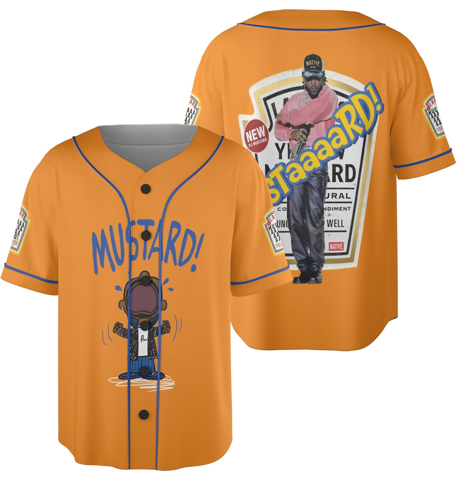 MUSTARD Jersey,Hip Hop Merch,West Coast Shirt,Gifts for Lamar Fans,Mustaaard Funny Jersey,Funny Gift for Hip Hop Lover,Mustard Tee,My Drawing