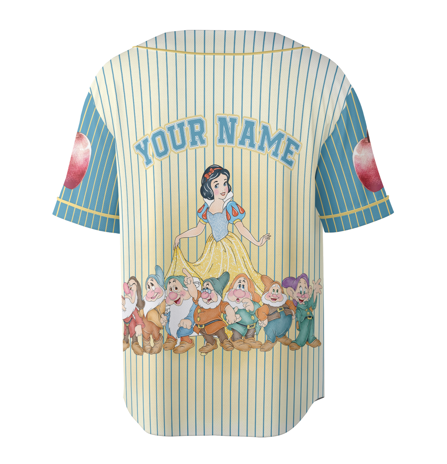 Snow White Baseball Jersey, Disney Princess Baseball Shirt, Disney Character Jersey Shirt, Magic Kingdom Jersey Men - Image 5