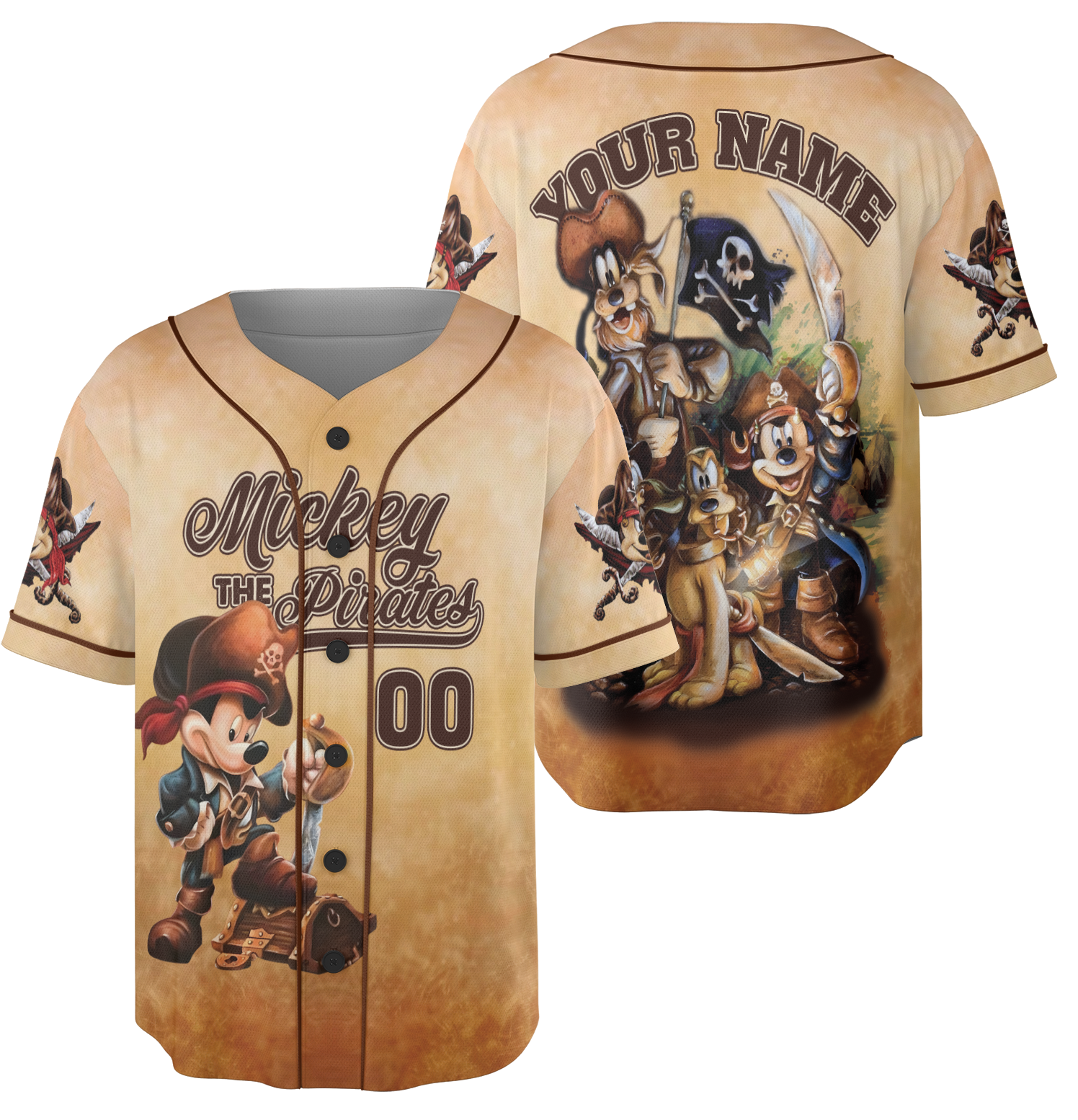 Custom Name Jersey, Personalized Disney Cruise Baseball Jersey, Mickey and Friends Disney Cruise Line Family Vacation, Disney Trip Kid Youth Adult Baseball Team - Image 3