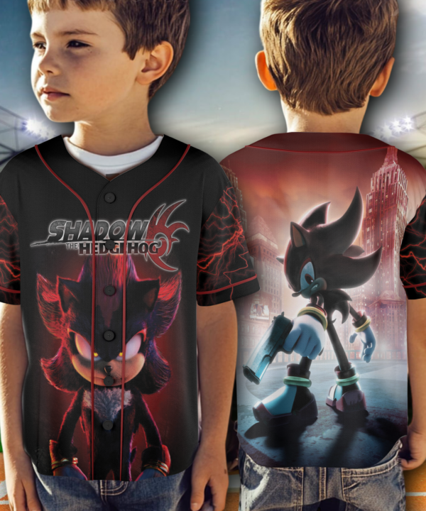 Alternative view of Sonic Jersey, Funny Sonic Party Shirt, Sonic Birthday Gift, Personalized Sonic Apparel for Kids & Adults