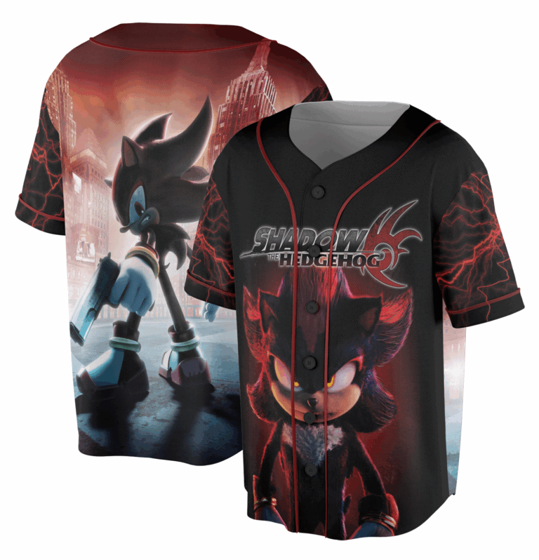 Sonic Jersey, Funny Sonic Party Shirt, Sonic Birthday Gift, Personalized Sonic Apparel for Kids & Adults