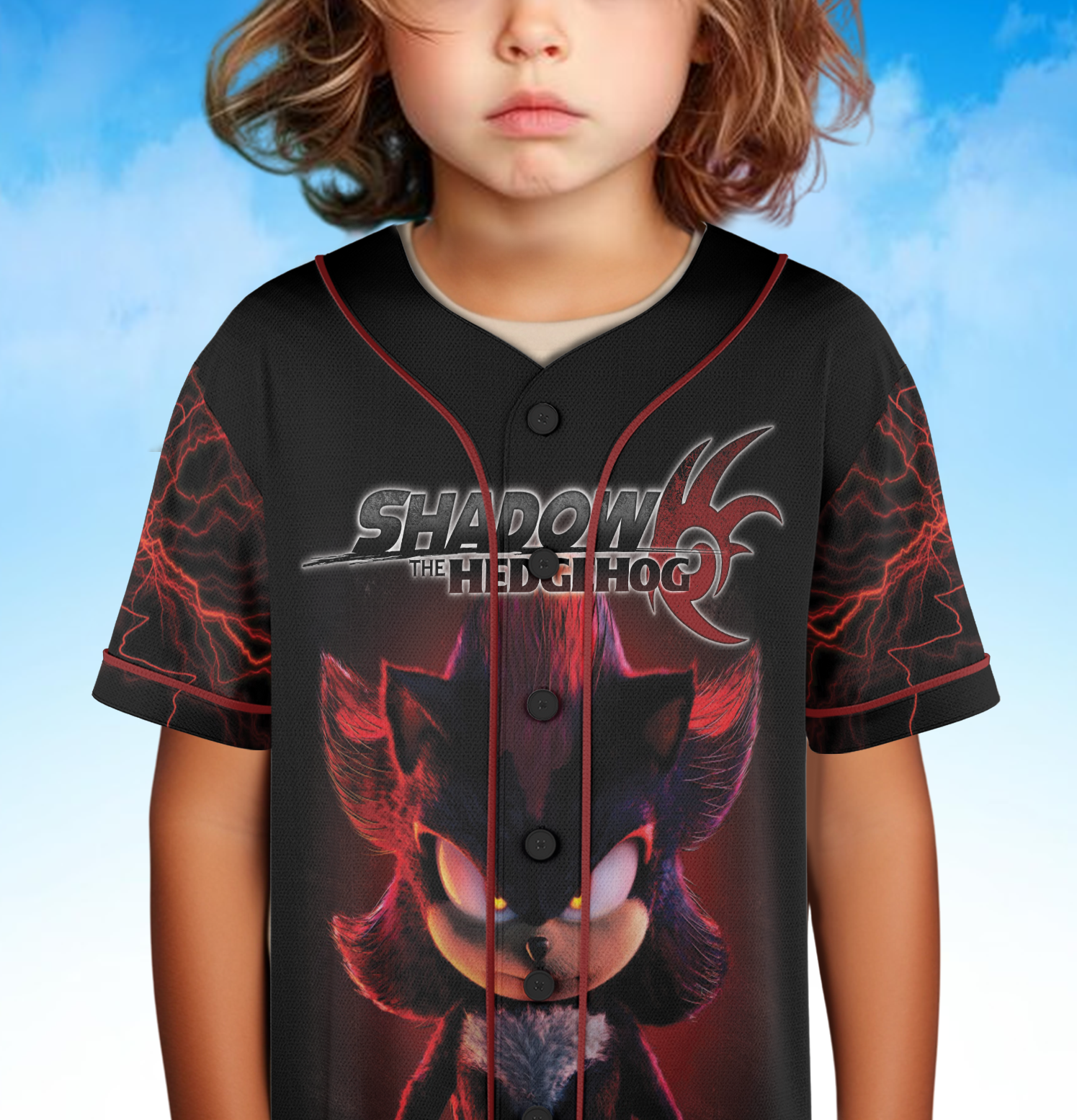 Sonic Jersey, Funny Sonic Party Shirt, Sonic Birthday Gift, Personalized Sonic Apparel for Kids & Adults - Image 3