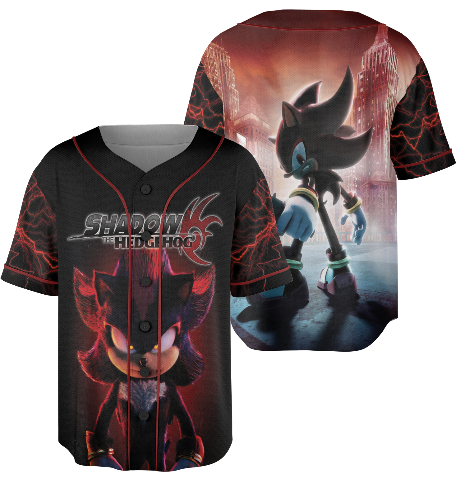 Sonic Jersey, Funny Sonic Party Shirt, Sonic Birthday Gift, Personalized Sonic Apparel for Kids & Adults - Image 4