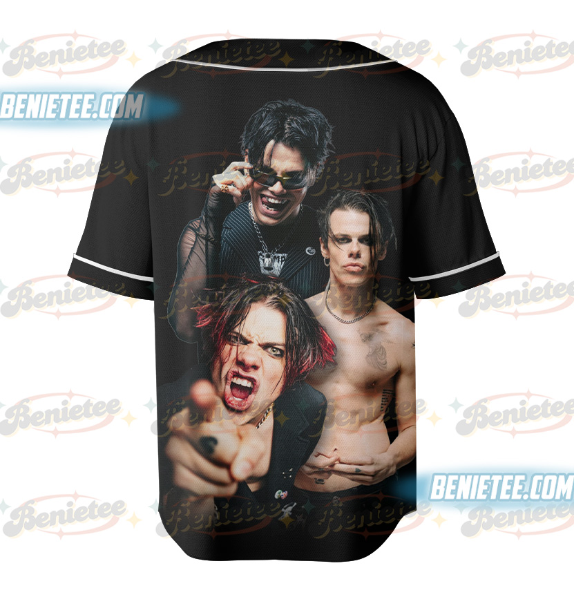 Yungblud Idols World Tour Baseball Jersey, 2025 Concert Dates Tee, Rock Artist Tour Merch, Grunge Aesthetic Music Fan Shirt - Image 3