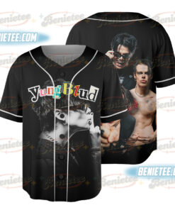 Yungblud Idols World Tour Baseball Jersey, 2025 Concert Dates Tee, Rock Artist Tour Merch, Grunge Aesthetic Music Fan Shirt