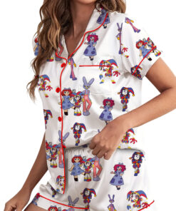 Alternative view of The Amazing Digital Circus PJM Set, Funny Circus Characters Pajamas Short