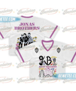 Jonas Brothers Crop Top Footbal Jersey, JONAS20 Greetings From Your Hometown Jersey, Albums 20th Anniversary Of Jonas Tee, Jonas Brother Merch T-shirt