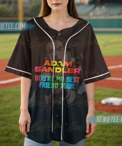 Alternative view of Adam Sandler Tour Baseball Jersey, Adam Sandler Shirt, Adam Sandler Funny Shirt, Actors Tshirt