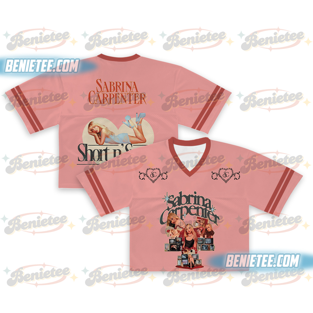 Sabrina Carpenter Pop Music Crop Top FootBall Jersey