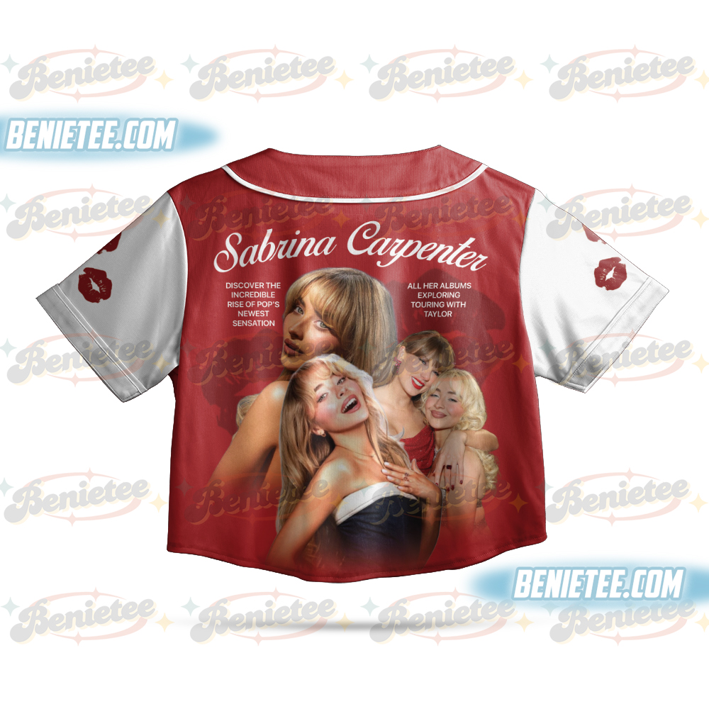 Sabrina Carpenter Tour Croptop Baseball Jersey - Image 2