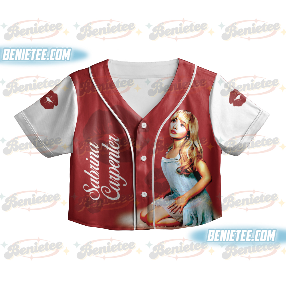 Sabrina Carpenter Tour Croptop Baseball Jersey - Image 3