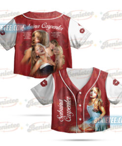 Sabrina Carpenter  Tour Croptop Baseball Jersey