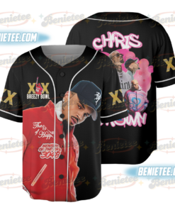 Chris Brown XX 2025 Baseball Jersey Shirt, Chris Brown 11:11 Tour Shirt, Chris Brown Breezy Bowl Baseball Jersey