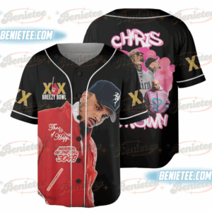 Chris Brown XX 2025 Baseball Jersey Shirt, Chris Brown 11:11 Tour Shirt, Chris Brown Breezy Bowl Baseball Jersey