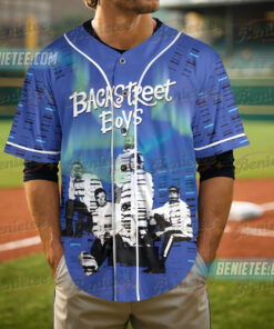 Alternative view of Pop Music Bring Memory BackStreet Baseball Jersey, Into The Millennium Las Vegas, Backstreet Band Tour 2025