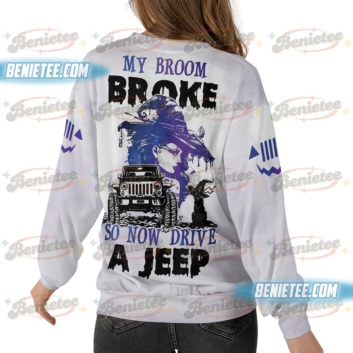 My Broom Broke So I Became A 911 Dispatcher Ugly Sweater - Image 5