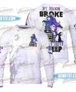 My Broom Broke So I Became A 911 Dispatcher Ugly Sweater