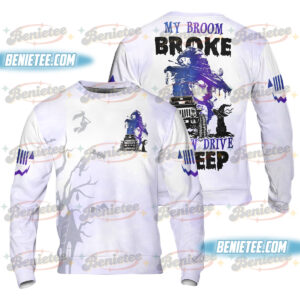 My Broom Broke So I Became A 911 Dispatcher Ugly Sweater