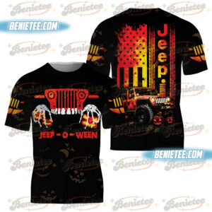 Halloween Tee 3D, Horror Skeleton Peace Hand Pumpkin Shirt 3D