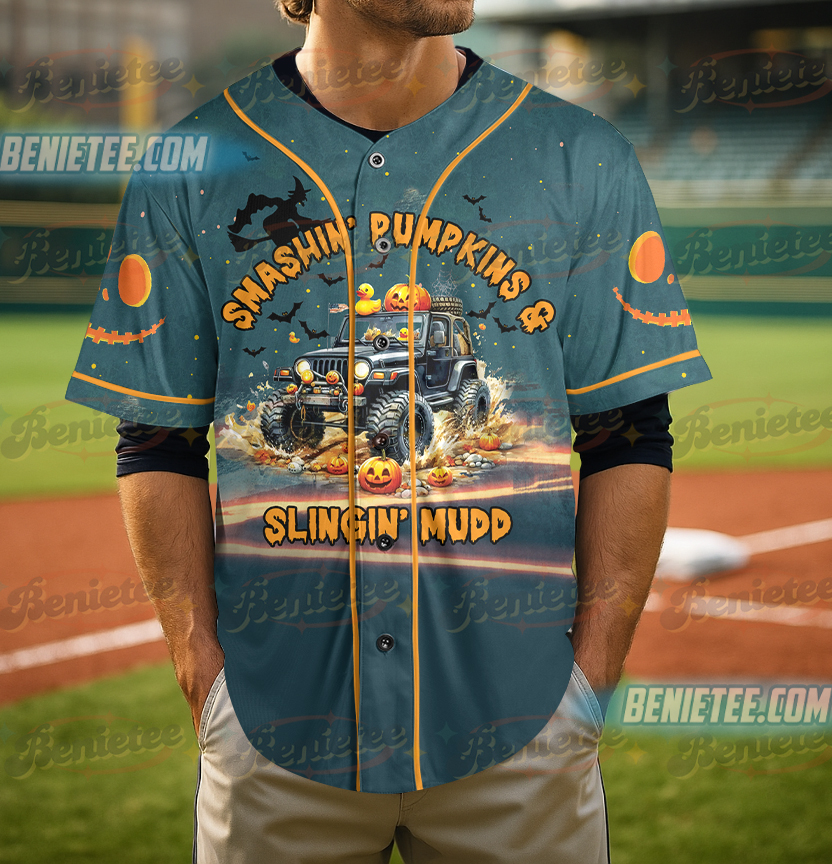 Smashing Pumpkins Jeep Baseball Jersey - Image 5