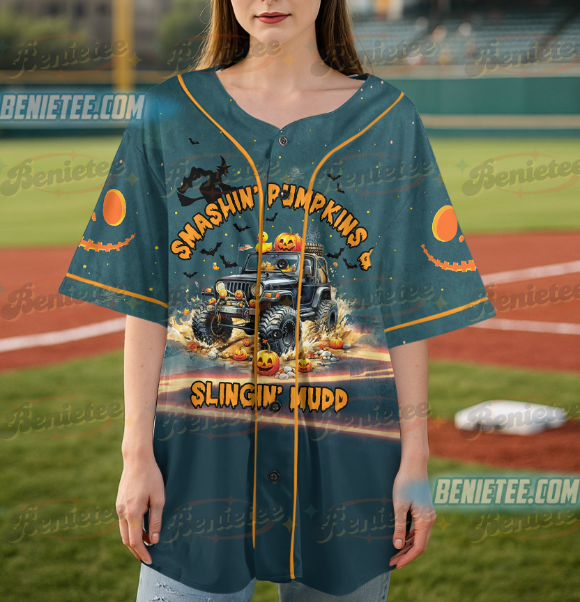 Smashing Pumpkins Jeep Baseball Jersey - Image 4