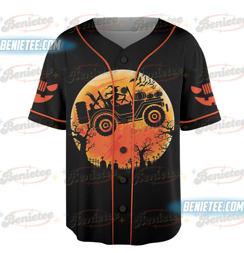 Funny Halloween Baseball Jersey,Brooms are for Amateurs Jersey,Halloween Gifts,Offroad Shirt,Halloween Party Shirt,Trick or Treat - Image 2