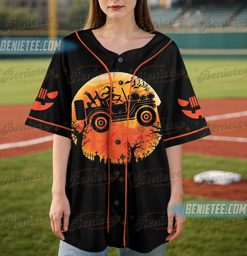 Funny Halloween Baseball Jersey,Brooms are for Amateurs Jersey,Halloween Gifts,Offroad Shirt,Halloween Party Shirt,Trick or Treat - Image 4