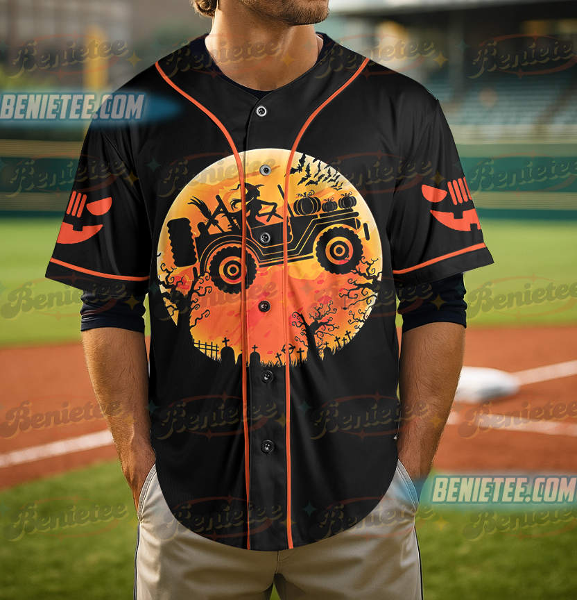 Funny Halloween Baseball Jersey,Brooms are for Amateurs Jersey,Halloween Gifts,Offroad Shirt,Halloween Party Shirt,Trick or Treat - Image 5