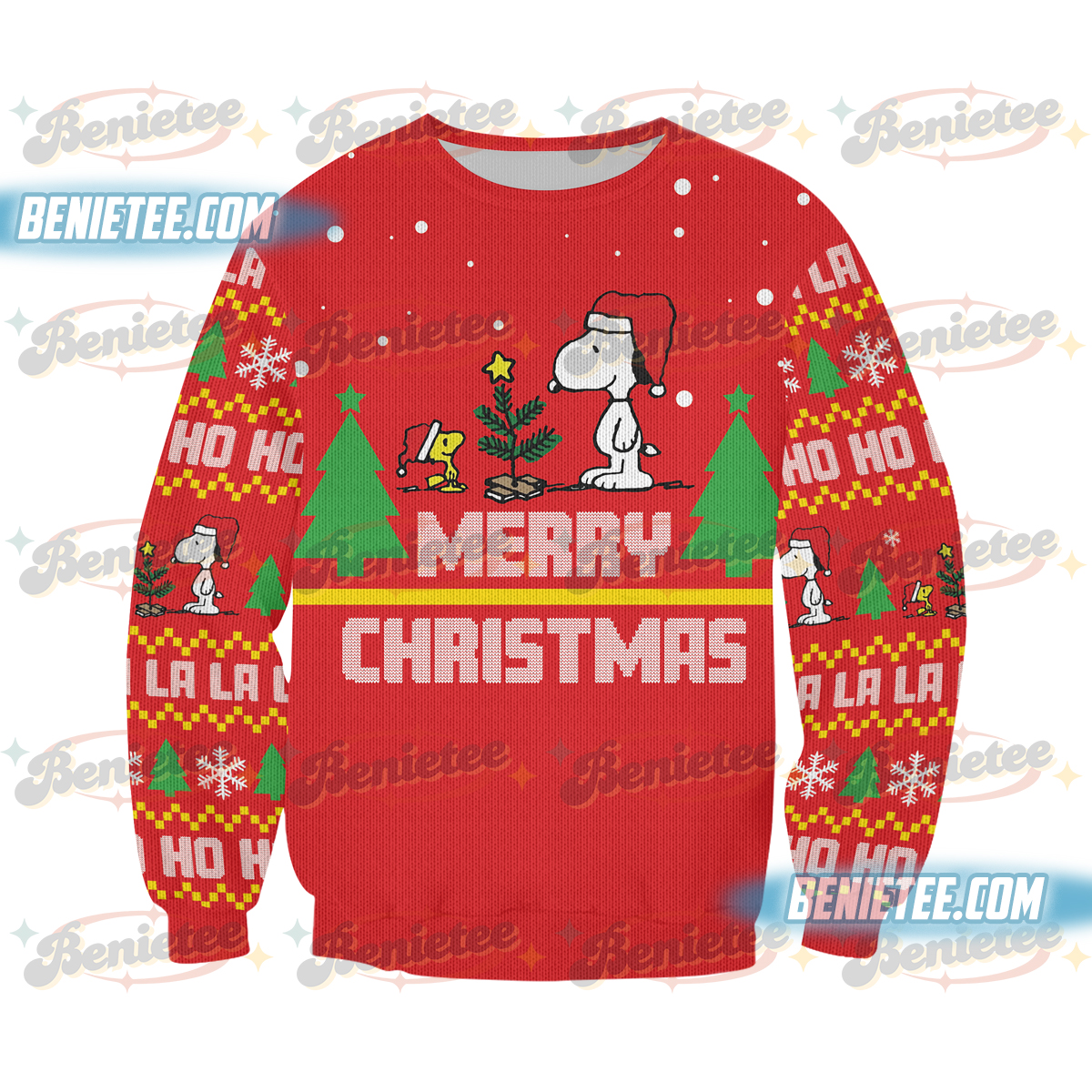 Funny Snoopy Sweatshirt, Christmas Apparel, Holiday Shirt, Christmas Party Sweatshirt, Merry Christmas Gift, Cute Christmas Dog Lover Gift - Image 4