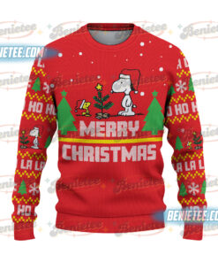 Alternative view of Funny Snoopy Sweatshirt, Christmas Apparel, Holiday Shirt, Christmas Party Sweatshirt, Merry Christmas Gift, Cute Christmas Dog Lover Gift