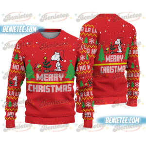 Funny Snoopy Sweatshirt, Christmas Apparel, Holiday Shirt, Christmas Party Sweatshirt, Merry Christmas Gift, Cute Christmas Dog Lover Gift