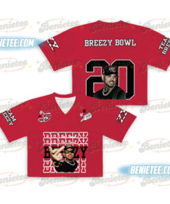Chris Brown XX Croptop Football Jersey Mesh, Tour 2025 Croptop Football Jersey Mesh