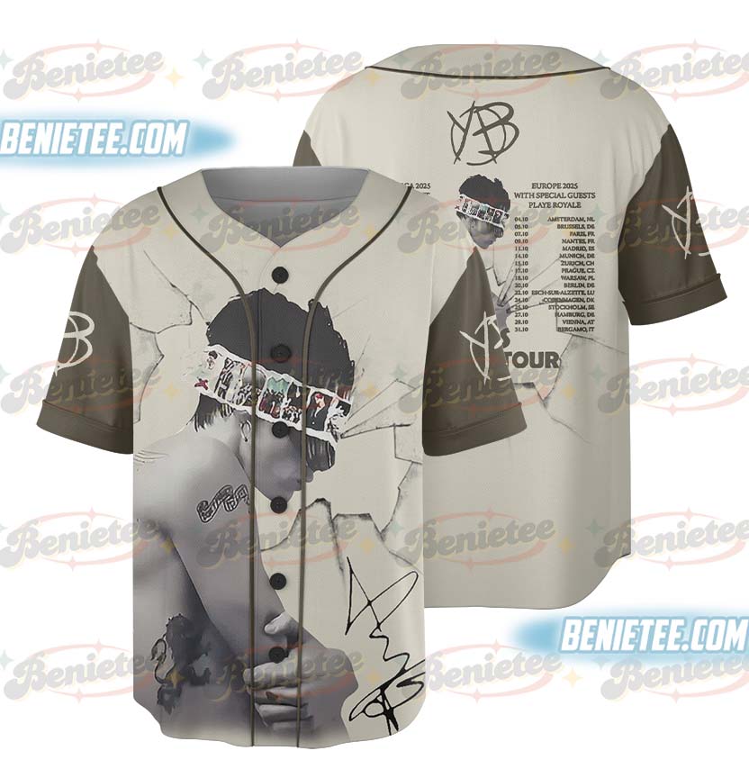 Yungblud Idols World Tour Jersey, 2025 Concert Dates Jersey, Rock Artist Tour Merch, Grunge Aesthetic Music Fan Shirt, Idols World Tour