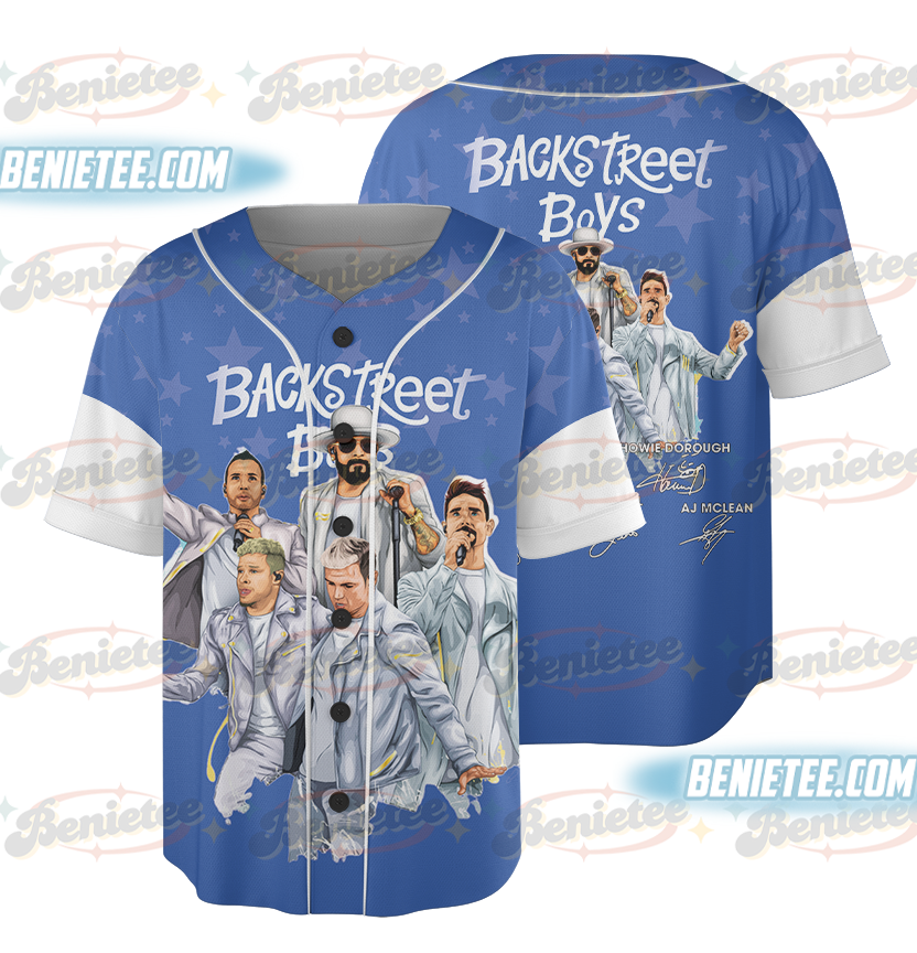 Backstreet Boys Millennium Baseball Jersey, Backstreet Boys Jersey