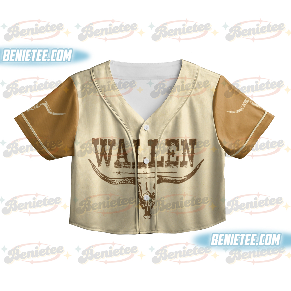 Morgan Wallen "I'm The Problem" Tour 2025 Concert Baseball Jersey, Country Music Morgan Croptop Baseball Jersey - Image 3