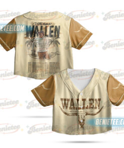Morgan Wallen "I'm The Problem" Tour 2025 Concert Baseball Jersey, Country Music Morgan Croptop Baseball Jersey