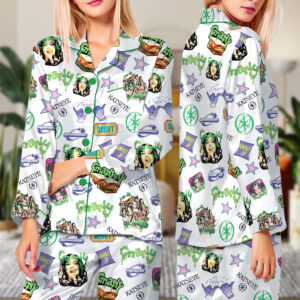 Katseye Pajamas Set Long, K-Pop Girl Group Graphic Tee