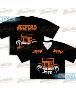 Funny Halloween Crop top Football Jersey, Spooky Season Graphic Tee, Cute Boo Shirt Gift