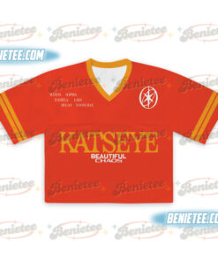 Alternative view of Katseye Kpop Football Jersey Crop top