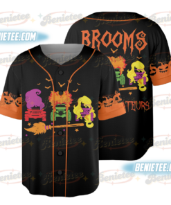 Jeep Witch Squad Halloween Baseball Jersey, Sanderson Sisters Shirt, Spooky Season Outfit, Witchy Women's Group Costume, Halloween Party Top