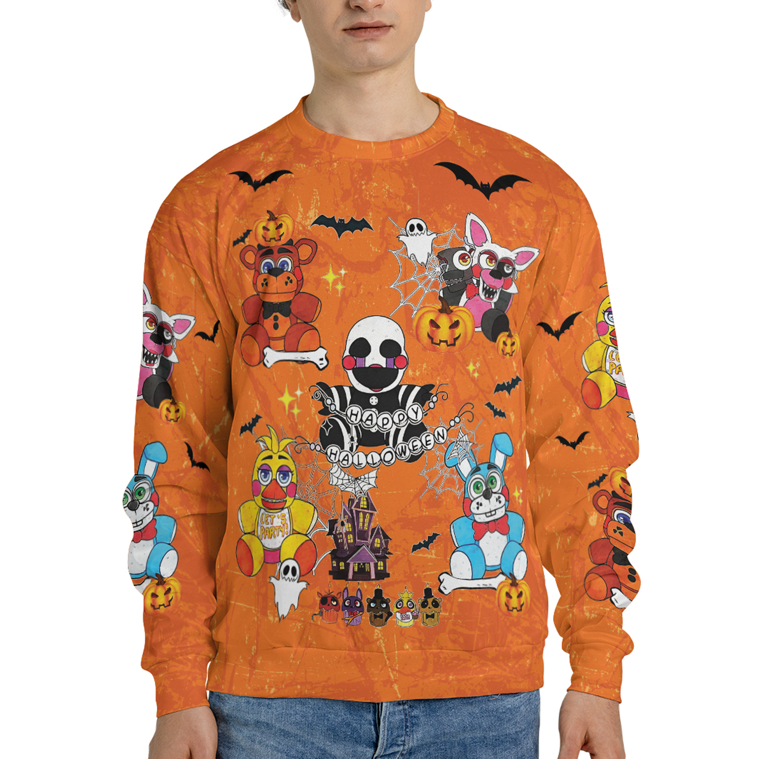 Vintage Five Nights At Freddy's Vintage Ugly Sweater, FNAF T-Shirt - Image 5