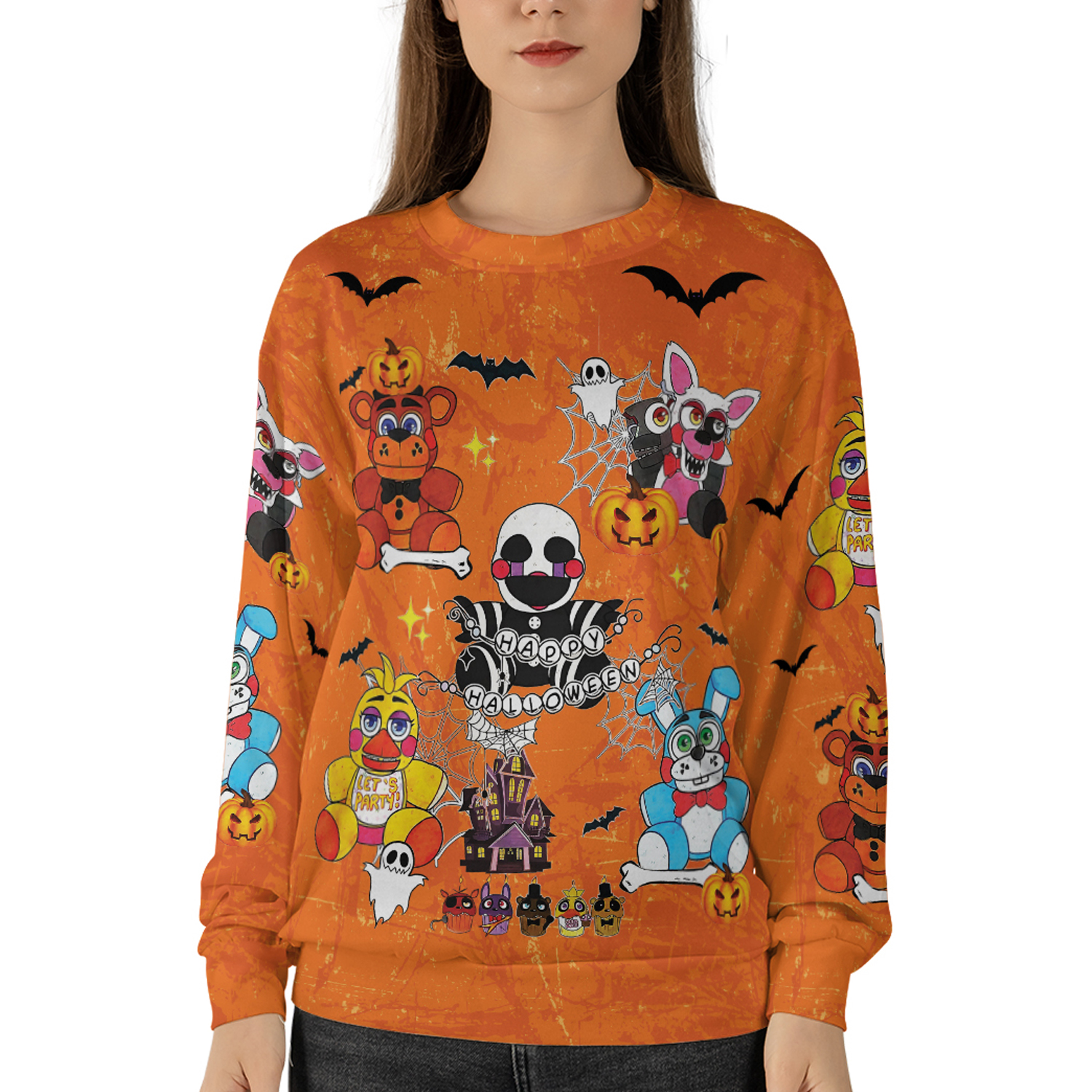 Vintage Five Nights At Freddy's Vintage Ugly Sweater, FNAF T-Shirt - Image 3