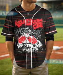 Alternative view of Vintage Boxing Anime Back Shirt: Retro Manga Tshirt, Sport 90s Anime Lovers, Boxing GYM Anime Baseball Jersey, Otaku Ropa, Graphic Anime Unisex Shirt