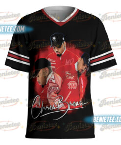 Alternative view of Limited Retro Chris Brown Tour Breezy Bowl XX V2 Vintage Football Jersey