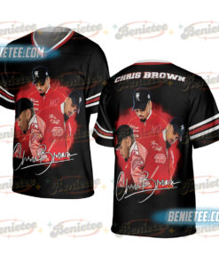 Limited Retro Chris Brown Tour Breezy Bowl XX V2 Vintage Football Jersey