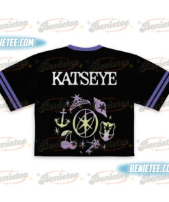 Alternative view of Katseye Kpop Football Jersey Crop Top Fan Inspired Katseye Band Tee Graphic Kpop Shirt